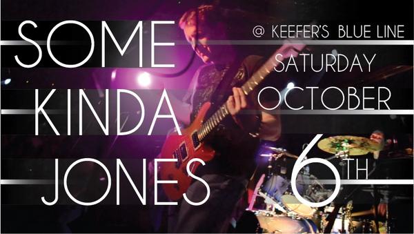 SKJband's tweet photo. Tonight SOME KINDA JONES will erupt, for the first time, at Keefer's Blue Line in Allen Park! Show starts at 9:30! http://t.co/X2FFWzXB