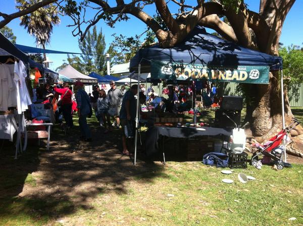 Home game today. Bundeena markets.