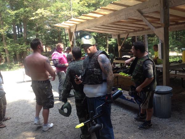 Dude in the pink...the jackass who fell victim later that day...
