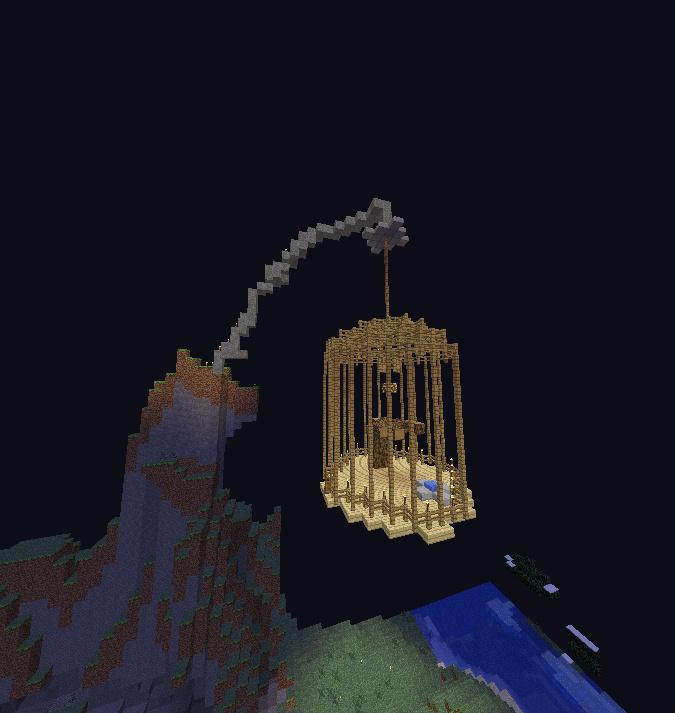 十白 En Twitter 試しにマインクラフトで鳥かご らしきもの作ってみた Http T Co Idfkalgi