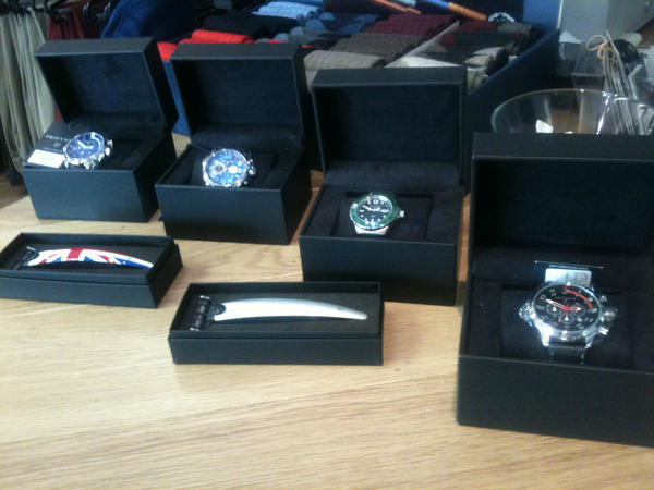 Profumo watches at £169.00 and gorgeous Bolin Webb R1 razors that take gillet blades from £35.00