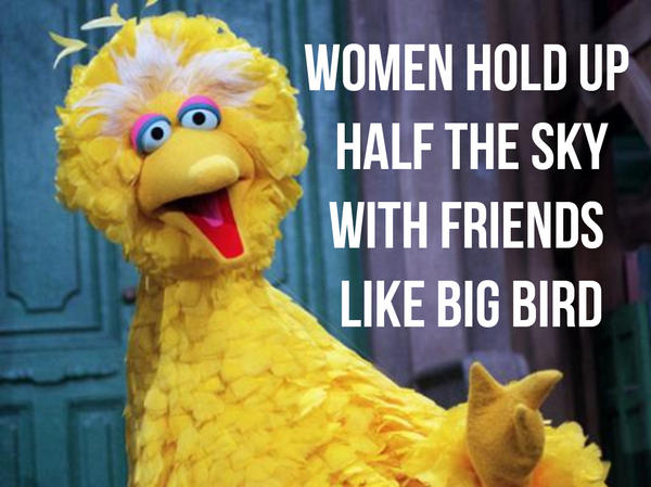 Big Bird believes in #peace :) R Big Bird believes in #peace :) R