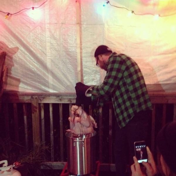 deep fried turkey was a total success.