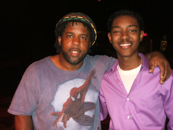 CalebESanders's tweet image. Me and Victor Wooten
hangin before the show Oct 7 2012.