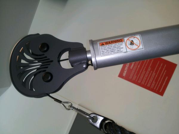 WillMack90's tweet photo. Gym equipment that looks like a horrified alien. #stopstaring #marsattacks http://t.co/509Vursj
