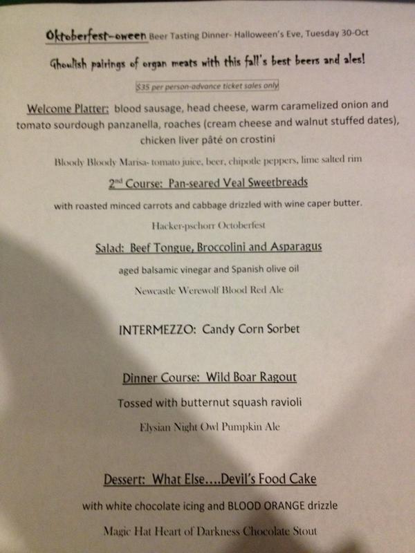 SkellerSC's tweet photo. #PennState #StateCollege #Skeller Beer Tasting dinner Tuesday Oct 30th 7pm 5 courses and 5 beers $35 a person http://t.co/Y6UL8MwG