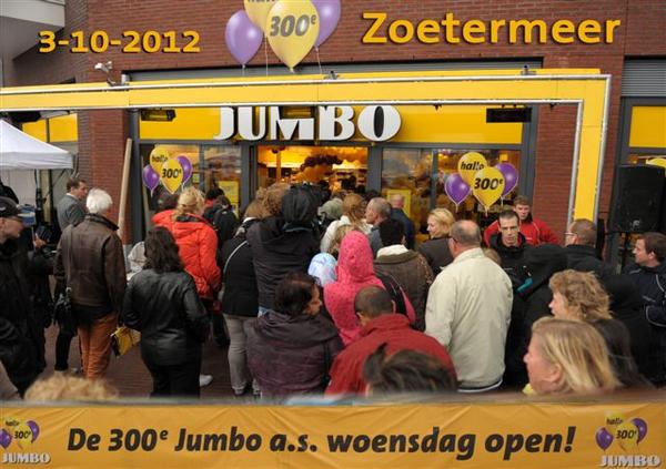 Afgelopen week is de 300ste Jumbo geopend in Jumbo Zoetermeer Oosterheem! #hallojumbo