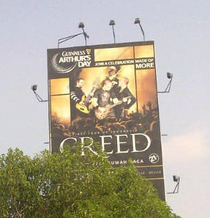 come and say hi at Creed concert, JKT, Nov3rd; guests: Efek Rumah Kaca, /Rif, Naif and Andra &amp; The Backbone