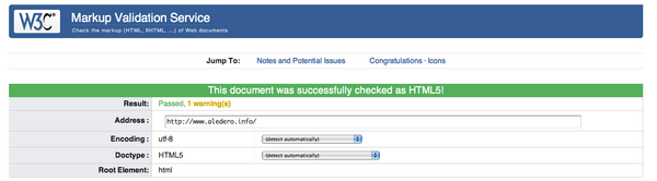alederobertis75's tweet image. This is pretty nice to see :)
#w3cvalidator #html5 #aledero.info