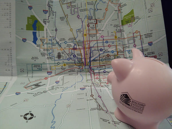 The RPAC pig will be riding the bus tomorrow during MIBOR Takes Transit Day. #INTransit