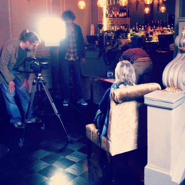 Great day <a href="/haroldpintert/">HPT Operations Team</a> filming interviews with <a href="/stratfordcoll/">Stratford-upon-Avon College</a> as part of <a href="/artmark1/">Mark Garner</a> resources. Stunning Moonlight bar!