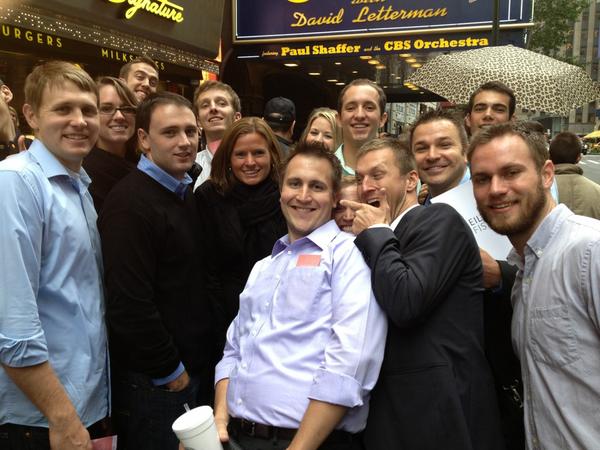 At the Letterman Show