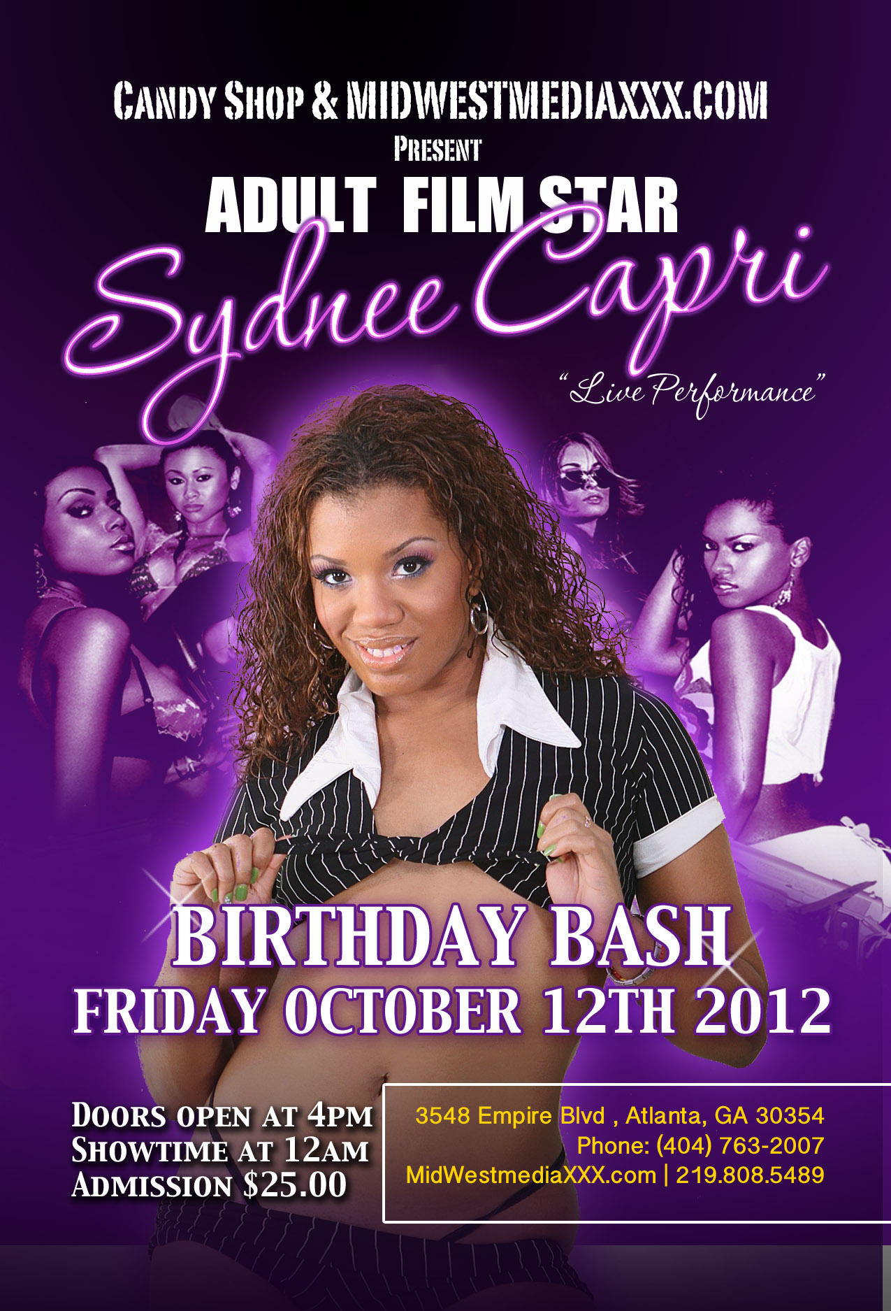TW Pornstars - Sydnee Capri. Twitter. 7:38 PM - 9 Oct 2012