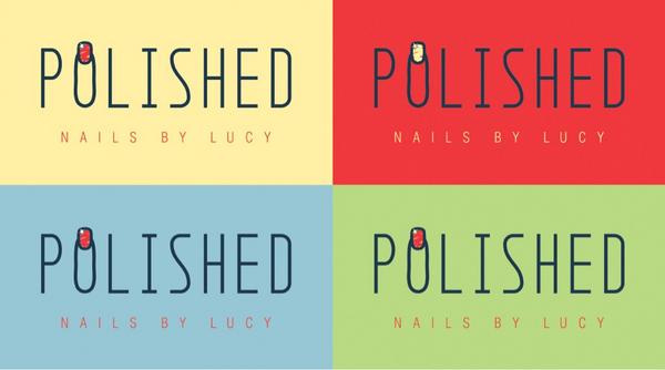 outbox_'s tweet image. All new identity for Polished - Nails by Lucy...