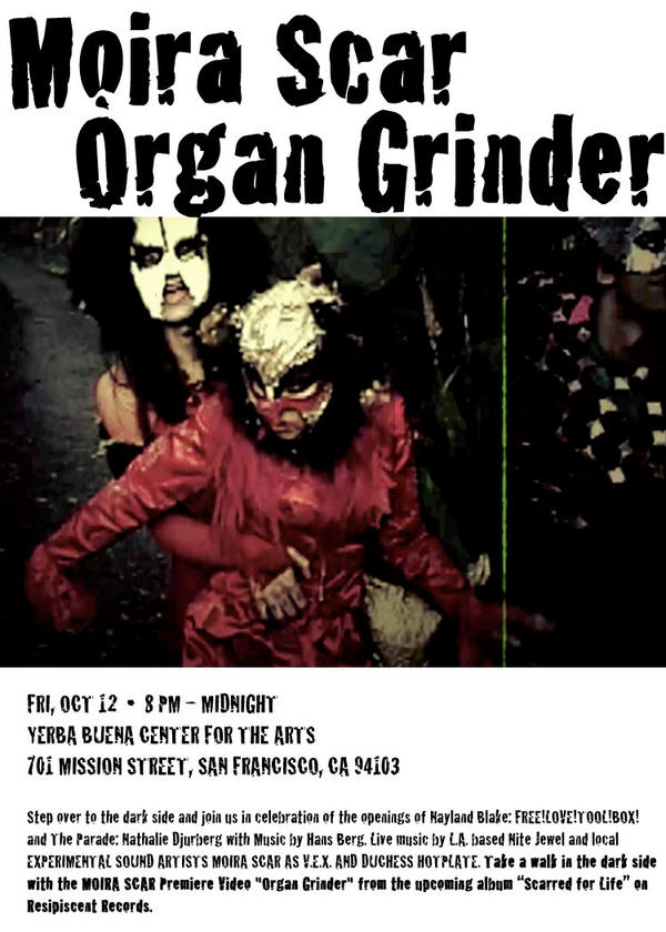 PrettyFunDesign's tweet image. See video preview: youtu.be/Hp0GXJqlSXA
Opening FRI, OCT 12 • 8P-12A
YERBA BUENA CENTER FOR THE ARTS S.F.
Organ Grinder