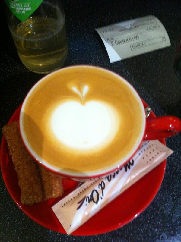 Het was weer #genietenvankoffie vandaag!