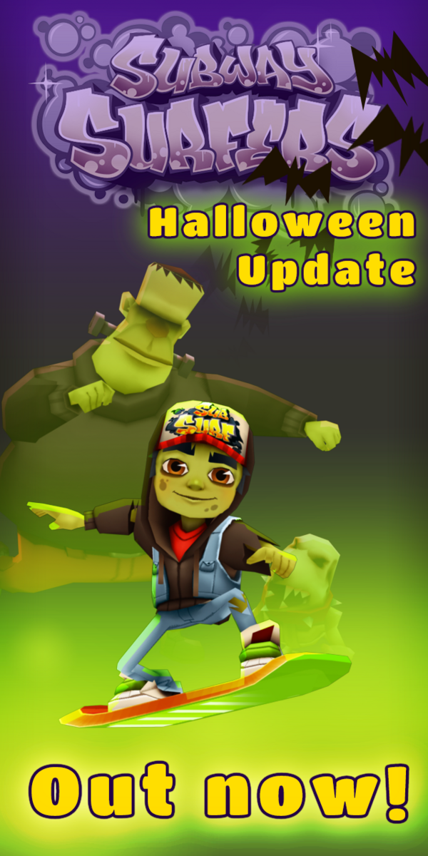 SUBWAY SURF HALLOWEEN - Play Subway Surf Halloween Game on Kiz10