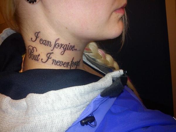 I will remember and recover  not forgive and forget  tattoo by  inkxingh      tattoos inkxingh  Instagram