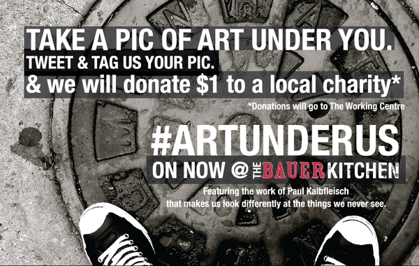 IgniteCharity's tweet photo. RT @thebauerkitchen: Tweet/tag #artunderus w a PIC of art under U &amp; TBK donate $1. Supporting http://t.co/O84z7kkY http://t.co/N1SIMWSE