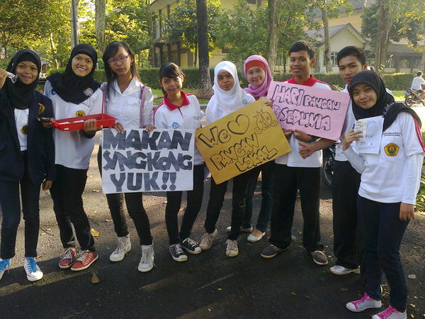 #32thWorldFoodDay celebration..thanks to our 2012's juniors..u guys are so amazing :)