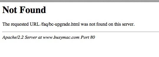 jhave's tweet image. after buying #busycal I get to this page… Very informative...