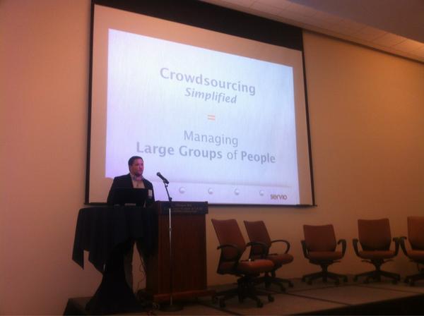 _ClaudiaPelzer's tweet image. Jordan Ritter, Founder of @Servio and Cofounder of Napster on #Crowdsourcing Success Factors. #CrowdConf