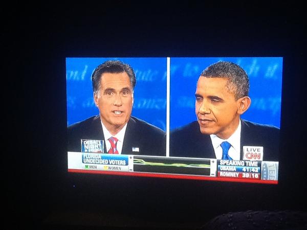 pennystackhouse's tweet image. You could not beat Obama in a stare down tho. #debates2012