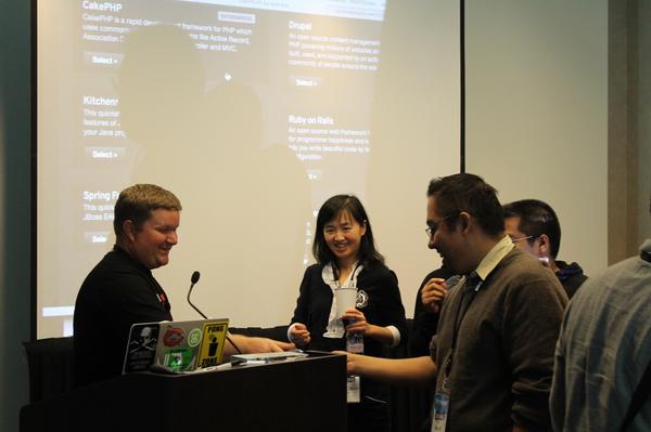 VojtechVitek's tweet image. Great talk by @gshipley about @openshift at @codestrong @appcelerator