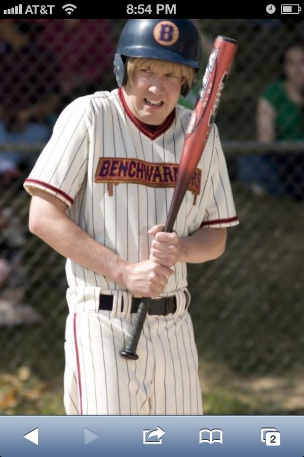 Benchwarmers Howie Eating Sunscreen