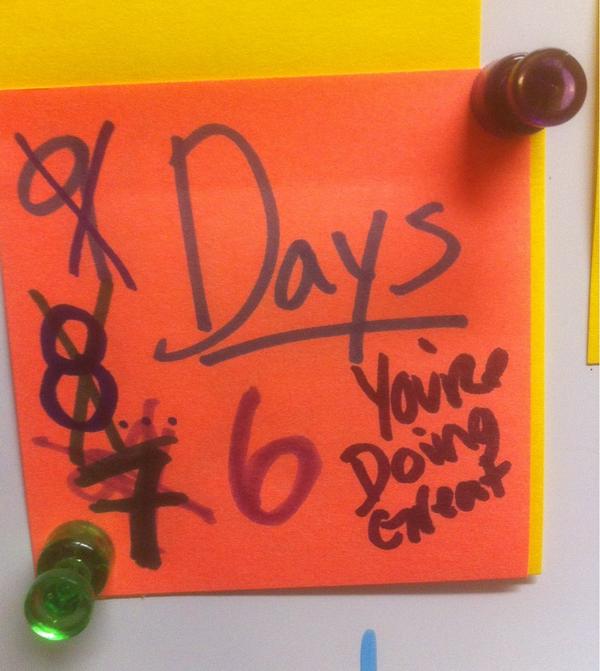 NatureManda's tweet image. @VandervilLing Thanks Bubbie. Love you. Down to 6 now #PACT #teachingcredential