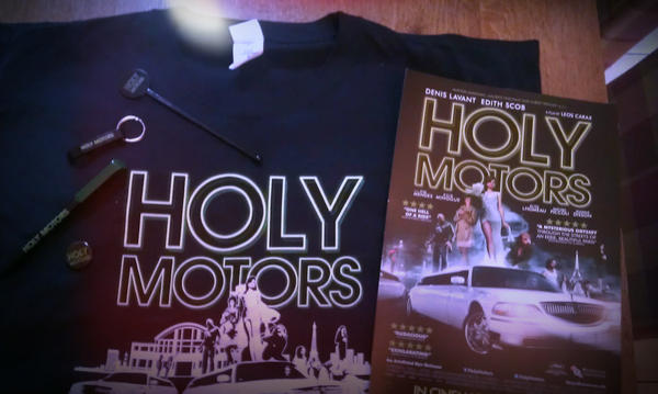 CinemaCityNrw's tweet photo. Tell us your favourite film 'MOTOR' to win these HOLY MOTORS goodies, tag your entry #HMCinCity Batmobile anyone? http://t.co/hNbdjYrW
