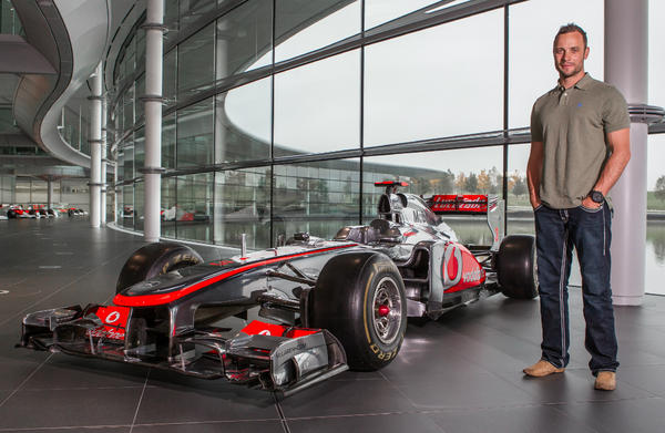 McLarenF1's tweet image. ..and here's a little picture to remember us by @OscarPistorius!