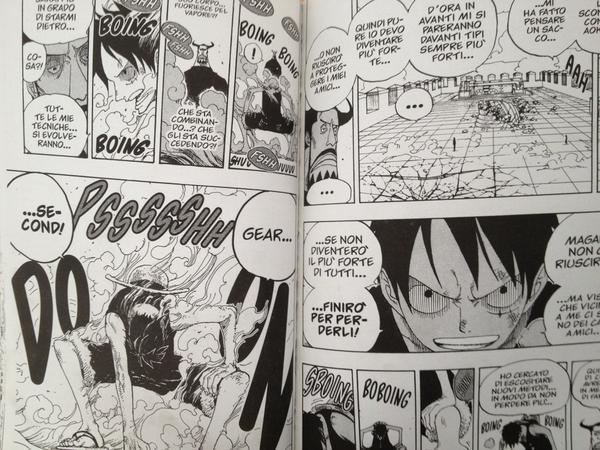 perlamadonnah's tweet image. STO VENENDO - PARTE SECONDA. #OnePiece #enieslobby #gearsecond #rufy #rufyvsblueno #mugiwara