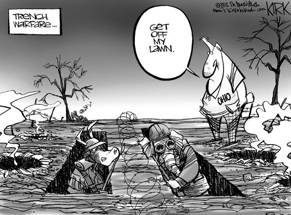 frogtownkirk's tweet photo. Editorial Cartoon for today...#ohio, #battle ground, #Cartoon http://t.co/jOHMO90N