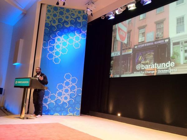 FordFoundation's tweet photo. Final session w/ @baratunde #wired4c "technology is a great storytelling platform" / "big data _power" http://t.co/mrtlx8YI