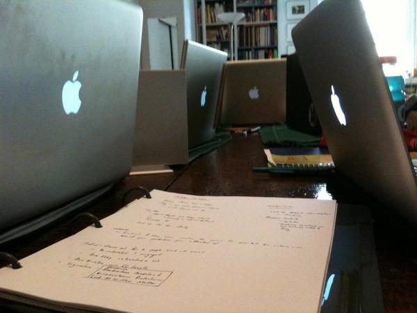 glkirschenbaum's tweet image. There is more then enough room at #KirschenbaumProductions for the new #MacBookPro #RetnaDisplay