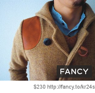 Tweed &amp; Leather Toggle Coat fancy.to/kr24s via <a href="/thefancy/">Fancy</a>