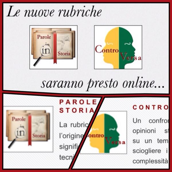25esima_ora's tweet image. @mXli1 ▸ Aperçu des nouvelles rubriques qui viennent de paraître sur @studistorici: #ParoleInStoria et #ControVersa