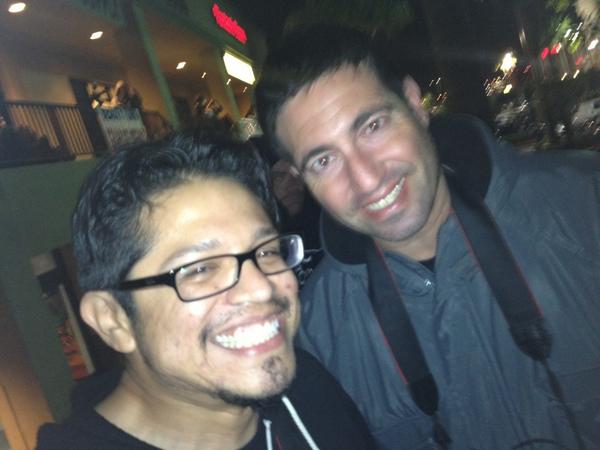 digitalvic's tweet image. With Tim @ space shuttle endeavors final voyage down the steers of LA. Our Generator n guerrilla video ready 2 go