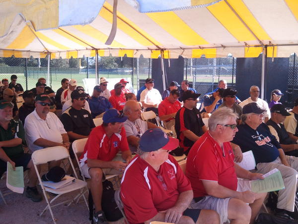 Coaches meeting is underway here in sunny Clearwater!