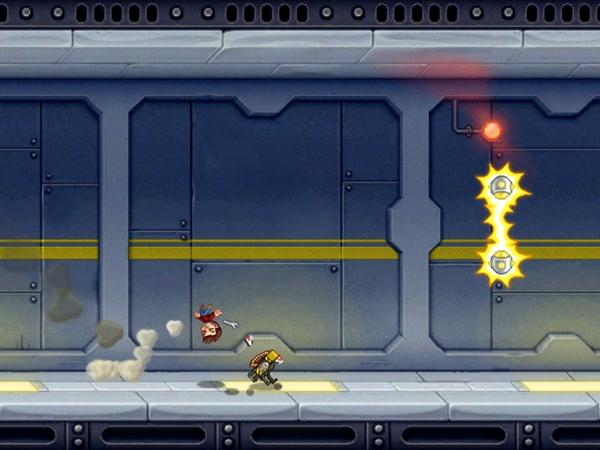 ijfine's tweet photo. I just flew 165m in an explosive game of Jetpack Joyride on iPad. Bam! http://t.co/ayVwLmDD http://t.co/zuI5Uejw