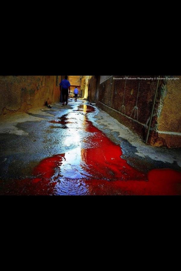 egatha2012's tweet photo. هل سمعتم بأنهار الدم ؟
إنها الآن في سوريا !! يا الله رحماك بهم . http://t.co/hazBMCoq