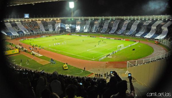Hace un tiempo fue un sueño, hoy es una realidad: #Talleres tiene El Telón Más Grande del Mundo!!! #Felices99Talleres
