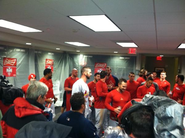Cardinals's tweet photo. Let the celebration begin!!! #12in12 http://t.co/rZodjUGo