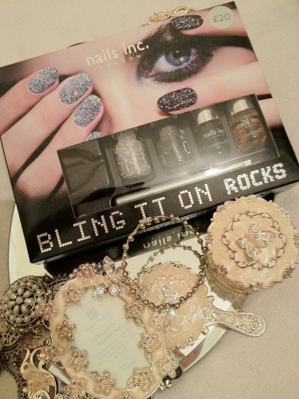 VanitySt's tweet photo. So excited! Just got my Bling it on Rocks @nailsinc- can't wait to try it out!! :D http://t.co/3CRIniXN