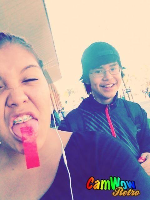 ktj3309's tweet image. While back but Francine &amp;amp; I :) :P #GoodFriends #LunchTime #BeingRandom :D