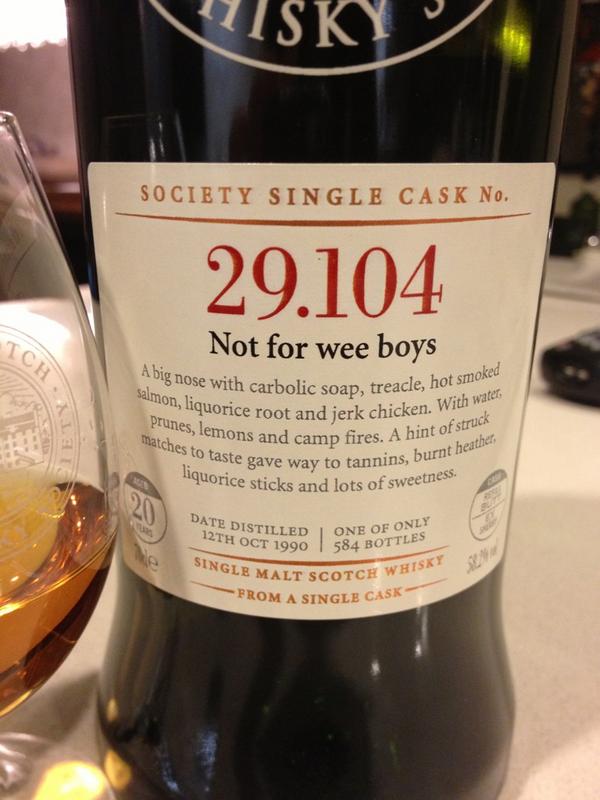 SMWSCanada's tweet image. A 20yo sherried Laphroaig.  That's what     this day needs to end it on the right note. #notmessinaround