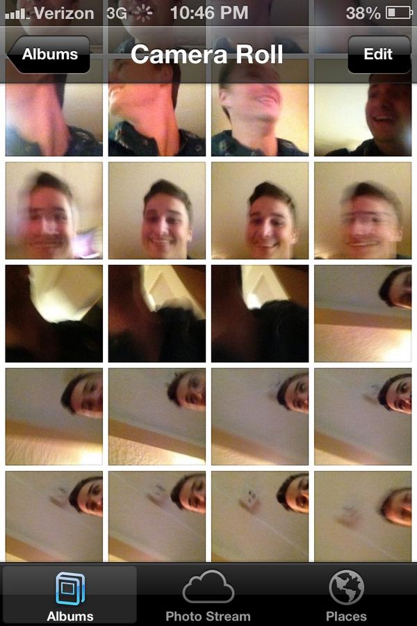 mackkbee's tweet photo. I was running around chasing casey so he wouldn't take pics on my phone god dammit he got 157 pictures... http://t.co/HW8ifLCC