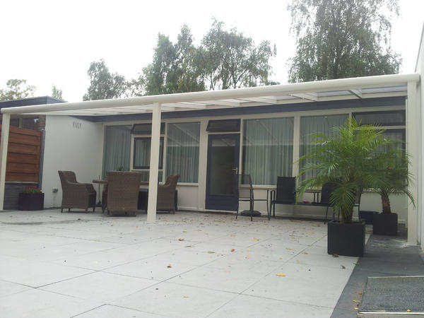 Wederom een mooi terrasdak afgeleverd deze week! #terrasoverkapping