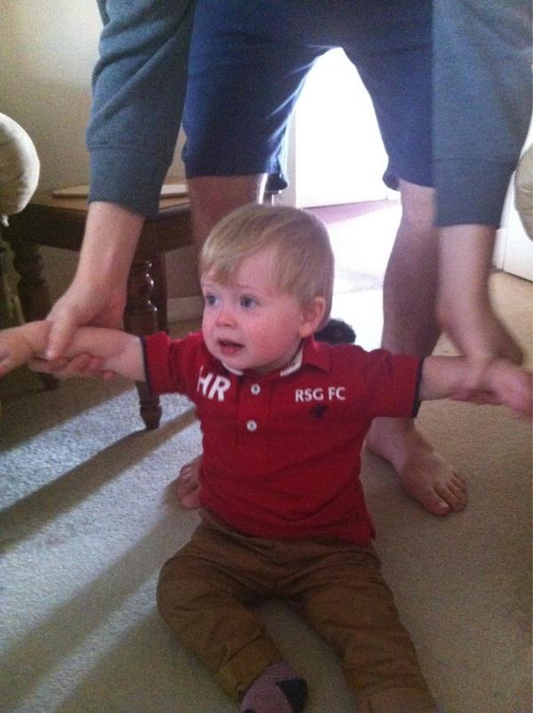 DCostall's tweet photo. Good luck today @RSG_FC !! From #rsgyoungestnumberoneFan ⚽⚽⚽ http://t.co/UnnQchN1